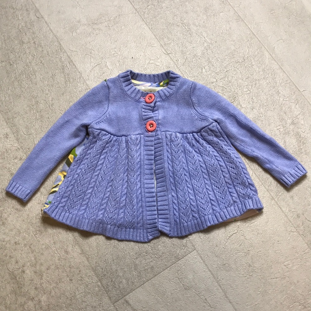 Matilda Jane Infant Sweater Sz 3-6 months Blue